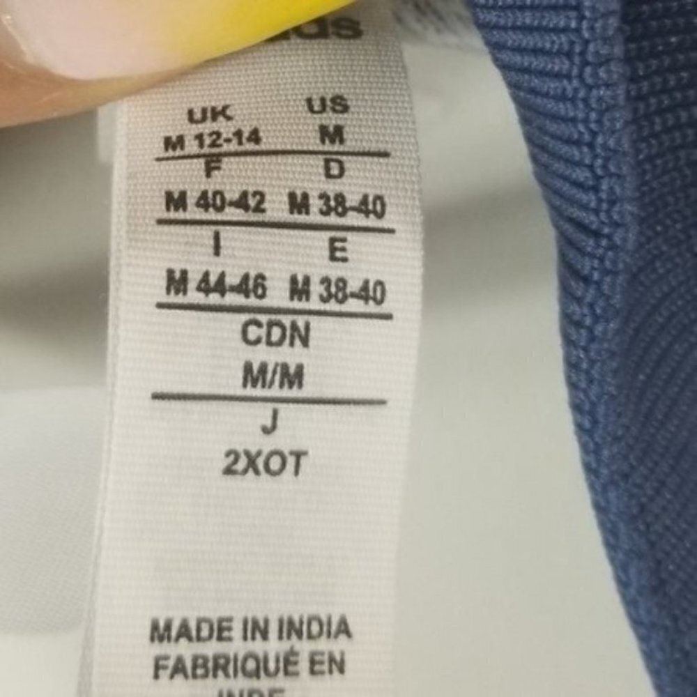 Adidas ID Knit Bomber Jacket Blue White - Picture 4 of 7